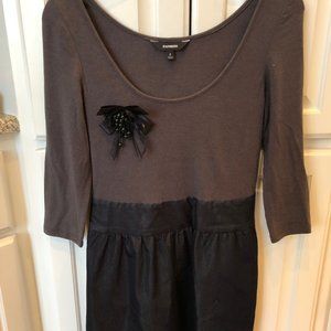 Black and grey Express dress